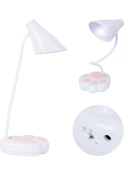 20 Ledli 2.5 Watt Şarjlı Esnek Masa Lambası (OM-114)