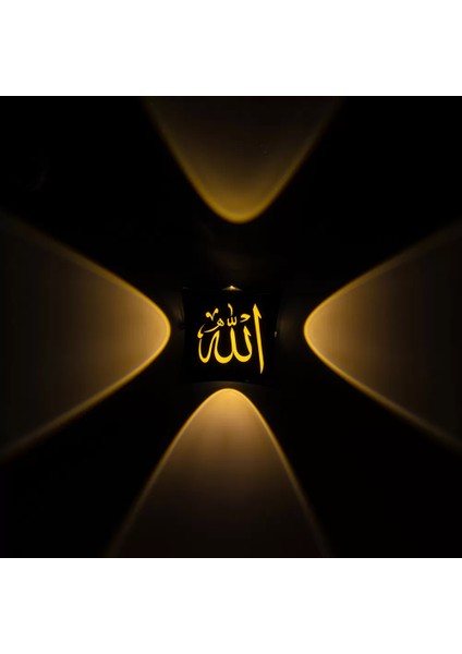 3000K Allah Dekoratif LED Duvar Aplik