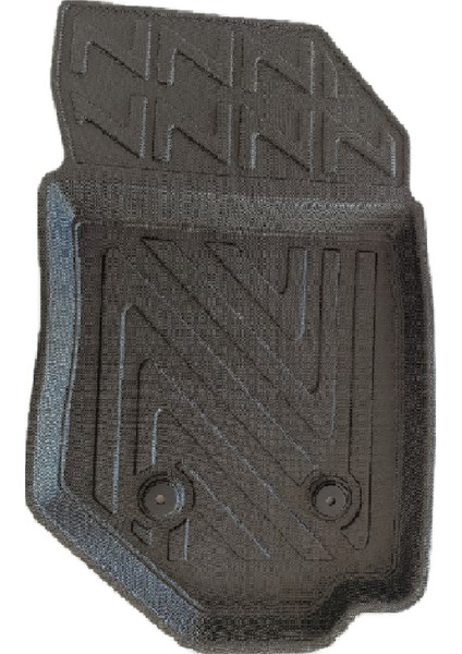 NewDeco Citroen C4X 2023 Sonrasi Için 5,5d Carbon Style Havuzlu Paspas - Tpe Malzeme