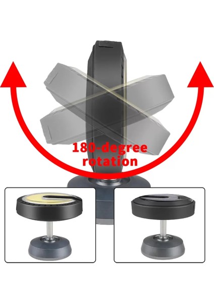 25 Watt USB - Type-C Girişli Cob Ledli Tek Yönlü 180 Derece Solar Çalışma Lambası
