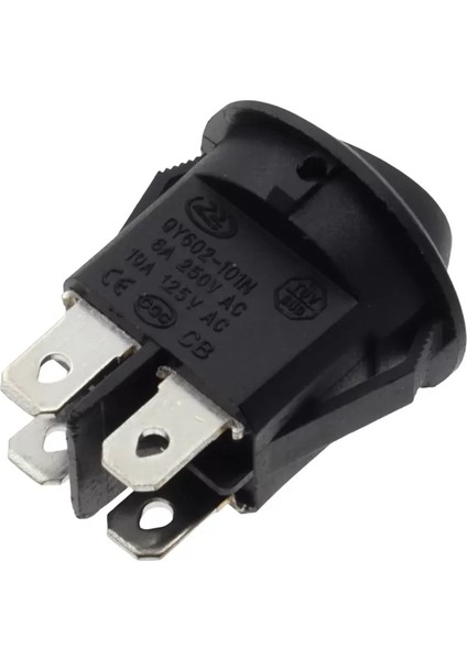 Yuvarlak Işıklı Anahtar On-Off 4p (IC-131-4) (4172)