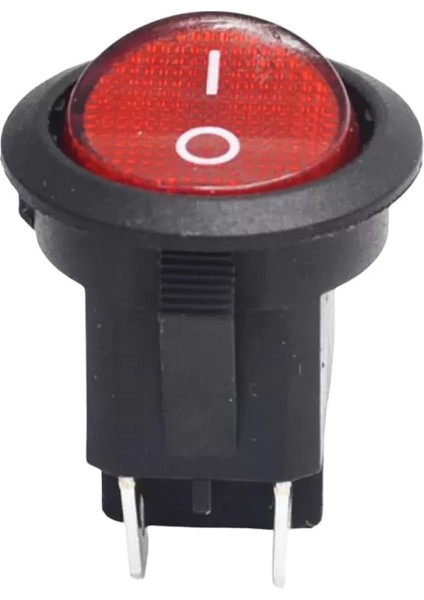 Yuvarlak Işıklı Anahtar On-Off 4p (IC-131-4) (4172)