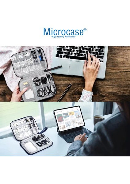 10 Gözlü Seyahat Kablo ve Aksesuar Düzenleyici Organizer Çanta - AL5101 indirimleri