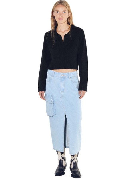 Örme Crop Kazak