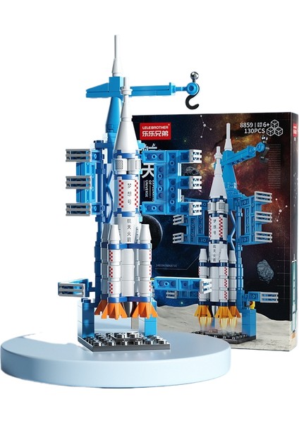 Uzay Mekiği Roket Modeli Yapı Taşları Erkek Çocuk Montajlı Puzzle Çocuk Oyuncakları Yapı Taşları (Yurt Dışından)