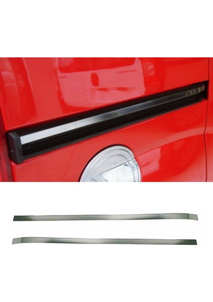 Mytuning Citroen Nemo 2008 ve Sonrası Krom Sürgülü Kapı Çıtası 2 Parça Paslanmaz Çelik