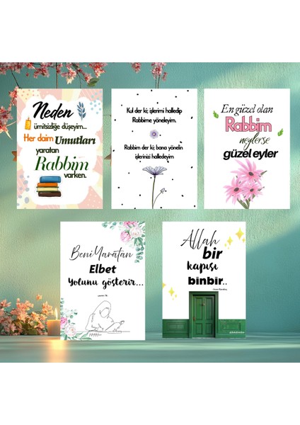 Her Güne Bir Ilham, 5’li Dini Kart Seti