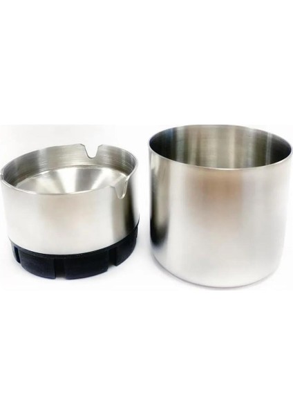 Paslanmaz Oto Küllük Dekoratif Küllük Metal Küllük Kokusuz Küllük 2 Adet modelleri