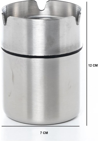 Paslanmaz Oto Küllük Dekoratif Küllük Metal Küllük Kokusuz Küllük 2 Adet fırsatları