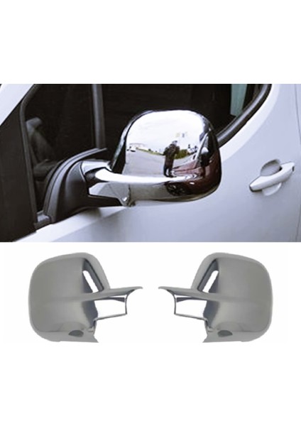 Mytuning Citroen Berlingo 2018 ve Üzeri Abs Plastik Krom Kaplama Ayna Kapağı 2 Prç