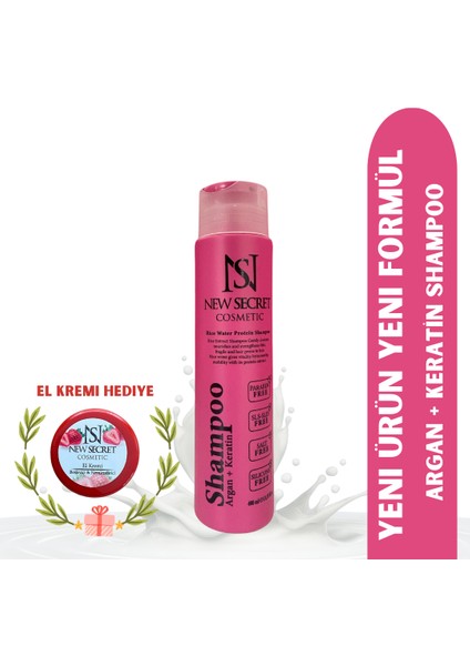 Cosmetic – Argan+ Keratin Şampuan