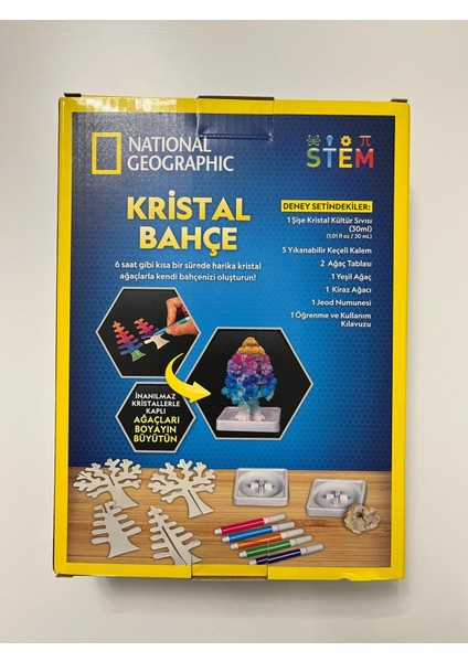 Kristal Bahçe Deney Kiti Seti