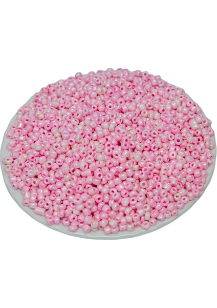 100 gr Sedef Pembe 06 Numara Hobi Boncuğu