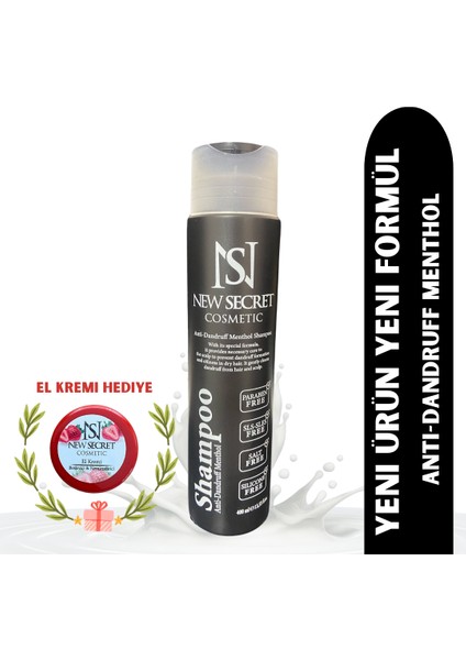 - Anti-Dandruff Menthol Shampoo