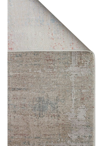 Bbl 01 Grey - Babıl - Yumuşak Dokulu Vintage Esintilere Sahip Over-Dyed Sık Dokuma Salon Halısı