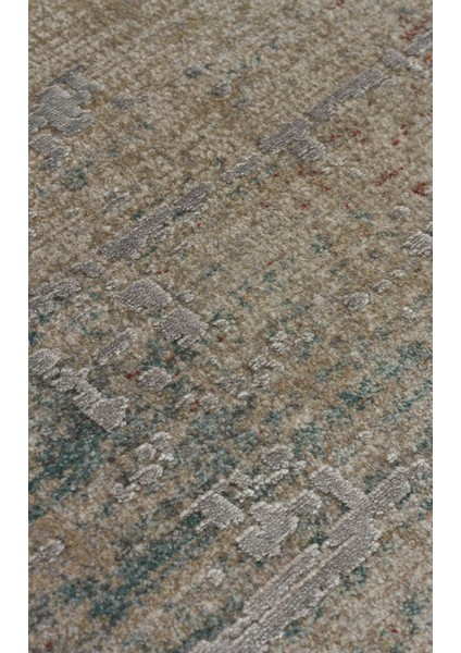 Bbl 01 Grey - Babıl - Yumuşak Dokulu Vintage Esintilere Sahip Over-Dyed Sık Dokuma Salon Halısı