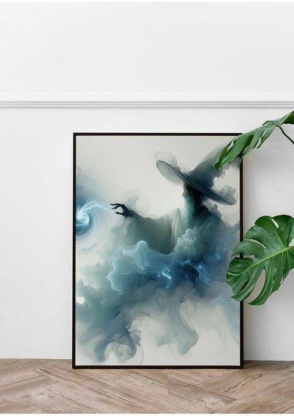 Minimalist Tarzda Büyücü Çerçeveli Kanvas Tablo -153