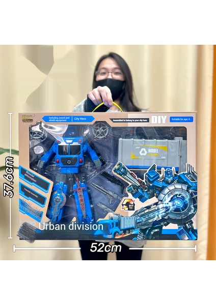 Transformer Robot El Modeli Süs Oyuncak Hediye (Yurt Dışından)