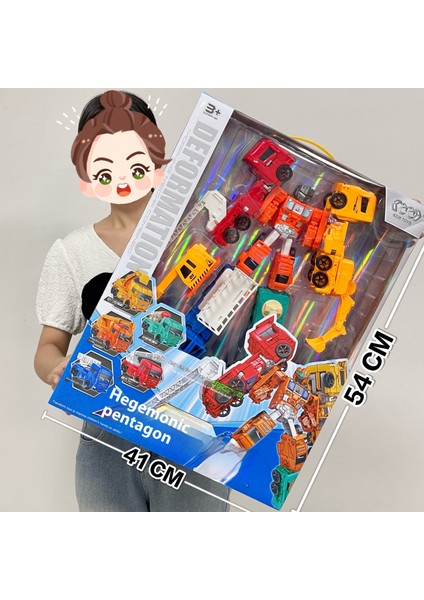 Transformer Robot El Modeli Süs Oyuncak Hediye (Yurt Dışından)