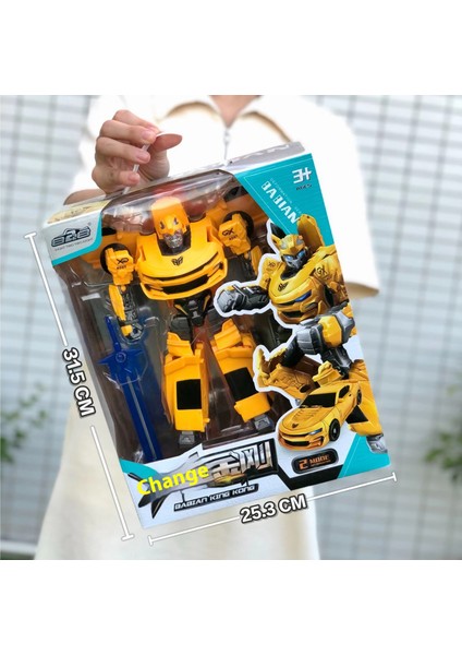 Transformer Robot El Modeli Süs Oyuncak Hediye (Yurt Dışından)