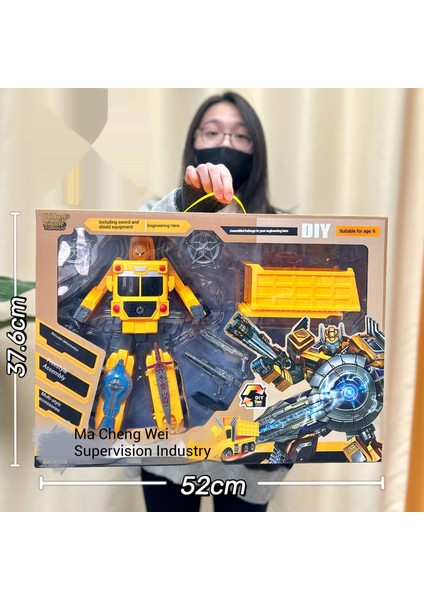 Transformer Robot El Modeli Süs Oyuncak Hediye (Yurt Dışından)