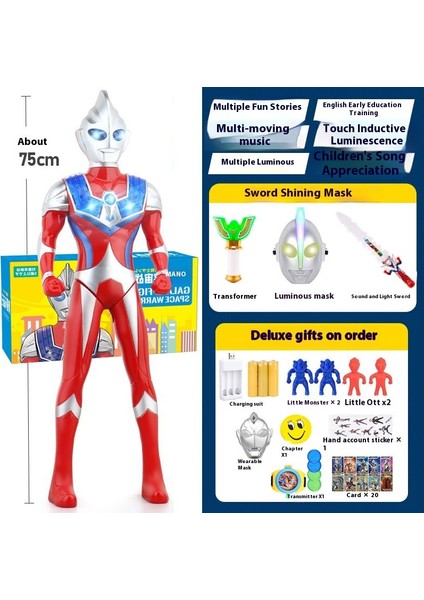 Yeni Büyük Boy Ultraman Serisi Oyuncak Model Seti (Yurt Dışından)