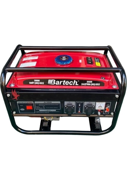 LB3500 Benzinli Monofaze Jeneratör 7 Hp Bakır Sargılı