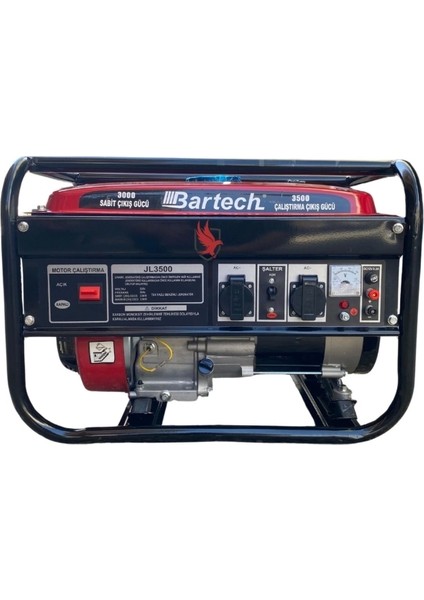 LB3500 Benzinli Monofaze Jeneratör 7 Hp Bakır Sargılı