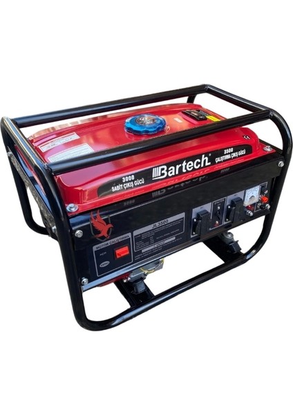 LB3500 Benzinli Monofaze Jeneratör 7 Hp Bakır Sargılı