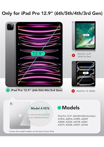 iPad Pro 12.9 Ekran Koruyucu - Anti-Static Nano (3,4,5,6. Nesil)