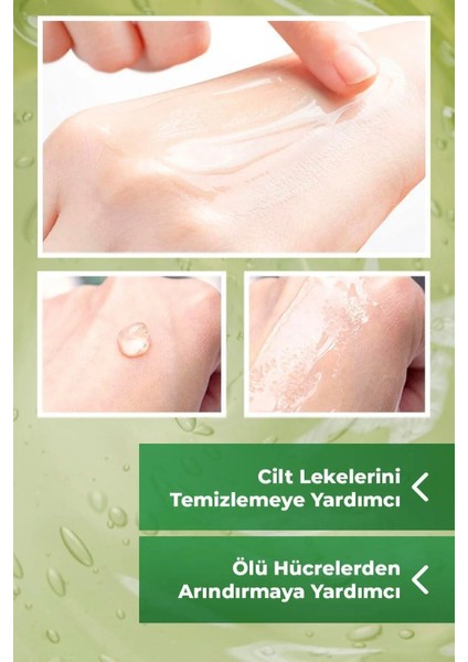 Aloevera Jel Yüz Maskesi Kolajen ve Hyaluronik Asitli Onarıcı Nemlendirici 20x10 ml Tekli Paket