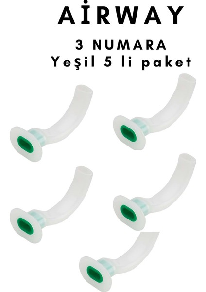 Airway 5'li Set yeşil Son KULLANIM:2030
