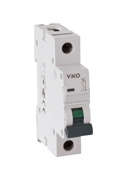 4VTB-1B2 Monofaze 1X2A B Tipi Otomatik Sigorta 4,5ka Kombi Sigortası
