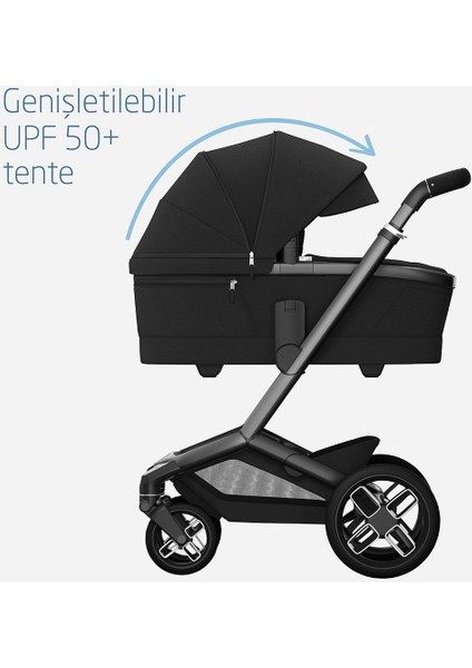 Maxi- Cosi Fame Yatış Pozisyonu Ayarlanabilir Ekstra Geniş 0- 9 kg Portbebe Twillic Black modelleri