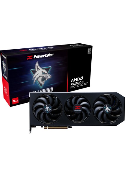 Hellhound Radeon RX9070 16G-L/OC Gddr6 256BIT Gaming Ekran Kartı
