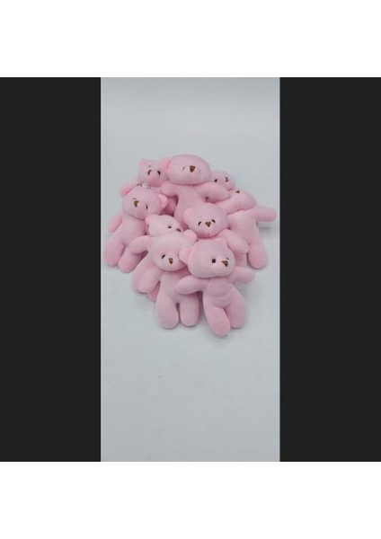 Anahtarlık Dubai Ayıcık 10 Adet Pembe