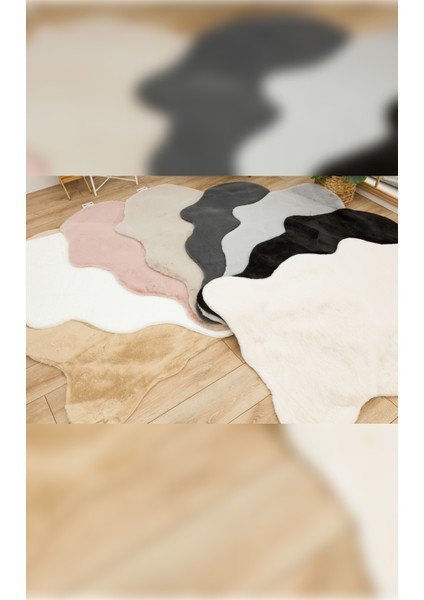 Halı Meloni Vizon Yıkanabilir Tüy Dökmez Pofuduk Dekoratif Post Pelüş Halı modelleri