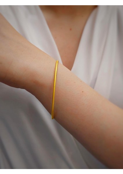 22 Ayar 10GR Fitilli Ajda Işçiliksiz Bilezik