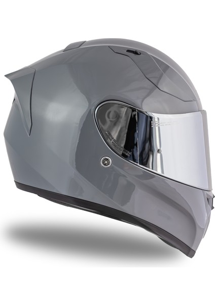 Strada Nardo Gri Kask ( Güneş Vizörlü )