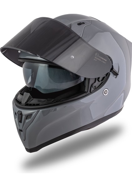 Strada Nardo Gri Kask ( Güneş Vizörlü )