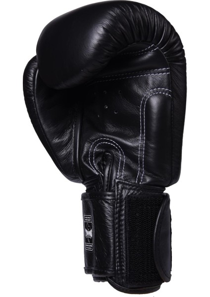Bgvl3-Bk Boks Eldiveni Siyah Deri Muay Thai Eldiveni