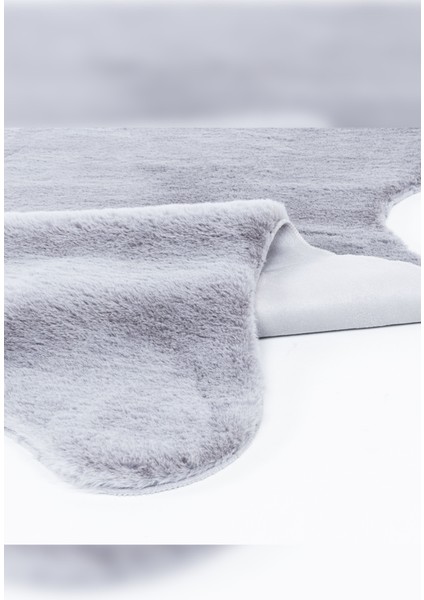 Halı Meloni Gri Yıkanabilir Tüy Dökmez Pofuduk Dekoratif Post Pelüş Halı fiyatları