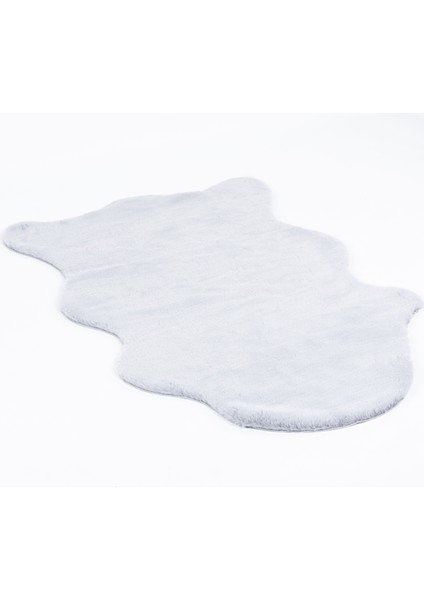 Halı Meloni Gri Yıkanabilir Tüy Dökmez Pofuduk Dekoratif Post Pelüş Halı indirimleri