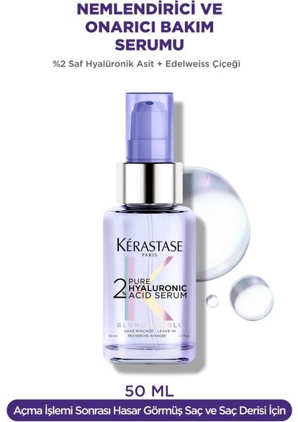 Saç Tellerindeki Yüzey Hasarını İçeriden Dolduran Serum 50 ml
