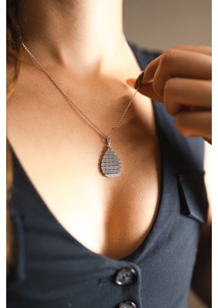 Drip Kolye Silver - Gümüş Kolye