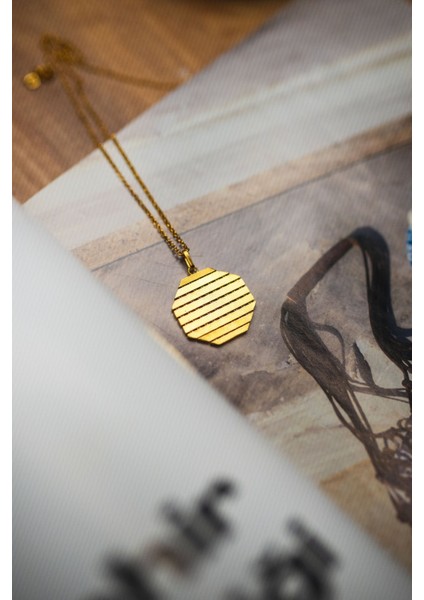 Zing Kolye Gold - Gümüş Kolye