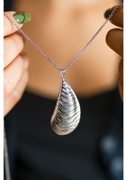 Shell Kolye Silver - Gümüş Kolye