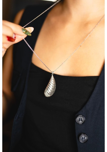 Shell Kolye Silver - Gümüş Kolye