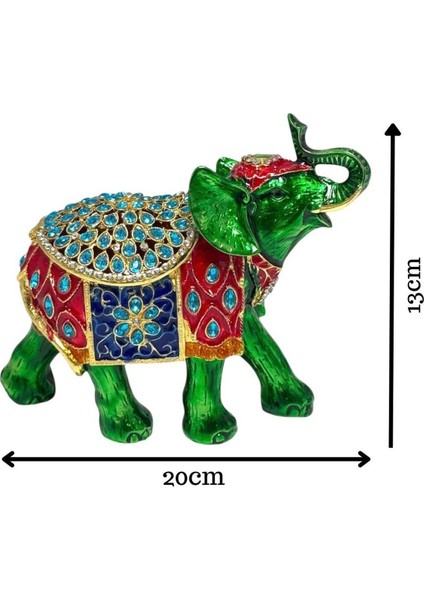 Zirkon Taşlı Fil / Gizli Bölmeli Hediyelik Süs Eşya modelleri