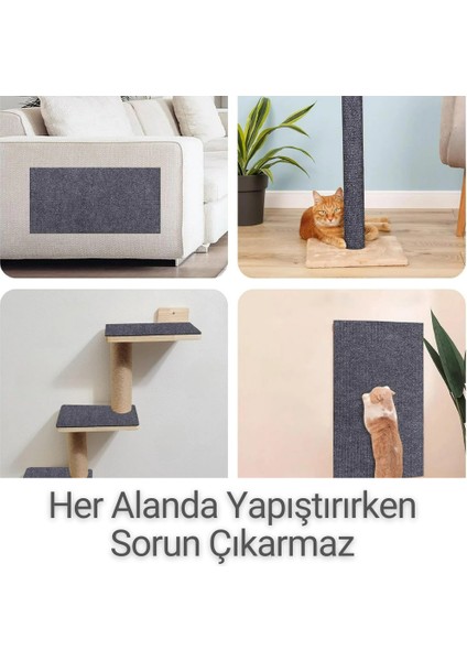 Kedi Tırmalama Halısı Yapışkanlı Koruyucu Mat 40 x 100 cm fırsatları